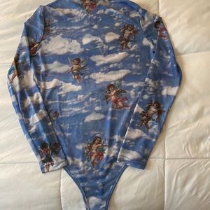 SOLD 🛍 :Mesh Angel Bodysuit